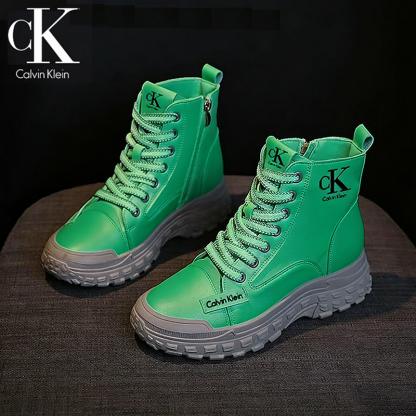 Női bélelt téli csizma Calvin Klein® 2026 kényelmes, csúszásmentes mindennapi cipő