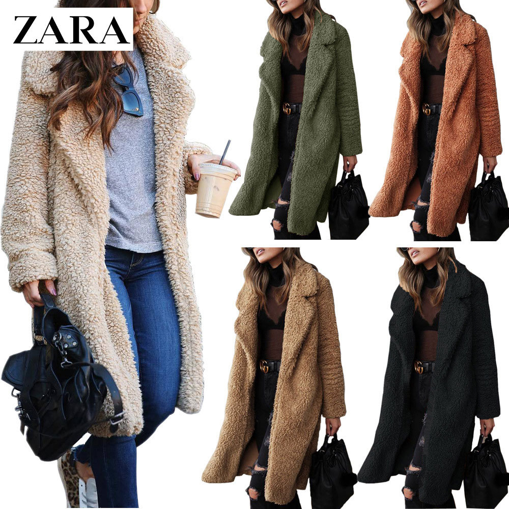 ZARA®🐑 női bárány gyapjú kabát