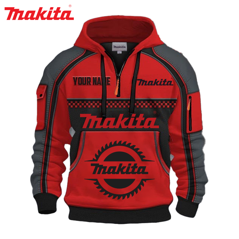 MAKITA® 2025 új, lezser sportkapucnis pulóver, limitált kiadás