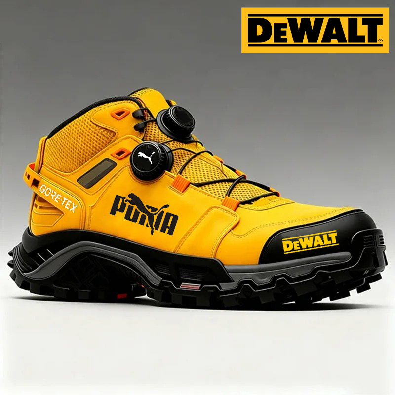 A PUMA® és DEWALT férfi munkacipők vízállóak és átszúrásállóak.