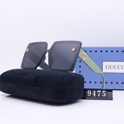 Sončna očala za plažo GUCCI® Unisex s črnimi lečami