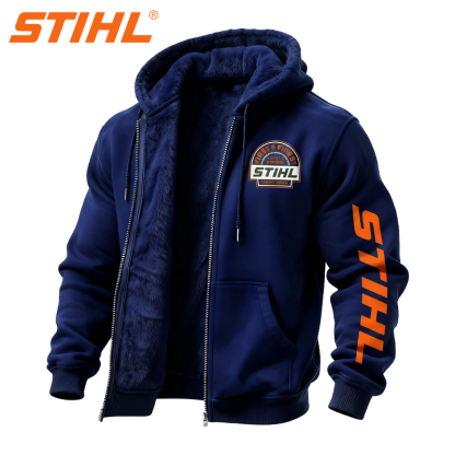 STIHL® 2025 Férfi és női meleg, vízálló és szélálló őszi/téli kabát