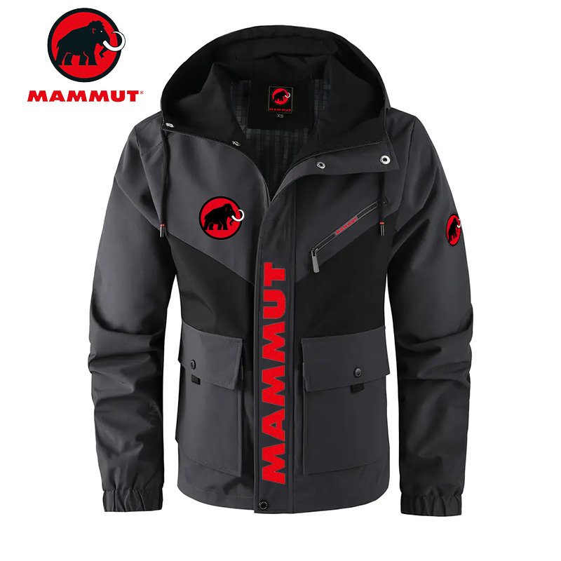 Férfi vízálló és szélálló MAMMUT® szigetelt kapucnis kabát
