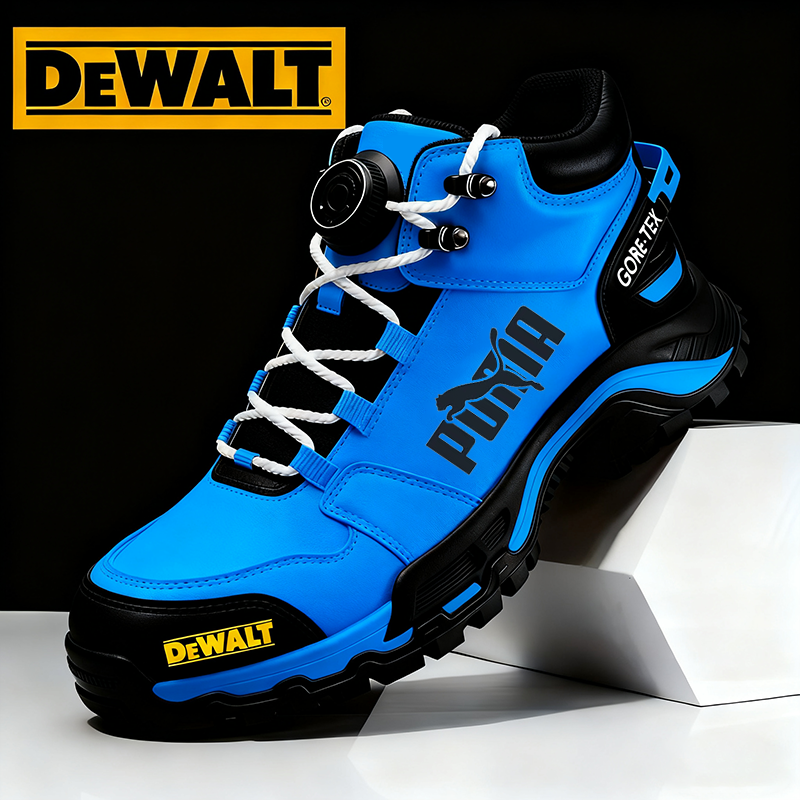 A PUMA® és DEWALT vízálló és lélegző férfi munka- és túrabakancsai ideálisak munkára és szabadtéri tevékenységekre.