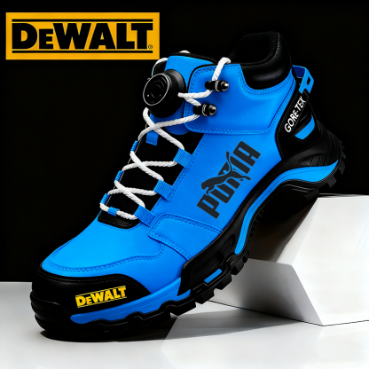 A PUMA® és DEWALT vízálló és lélegző férfi munka- és túrabakancsai ideálisak munkára és szabadtéri tevékenységekre.
