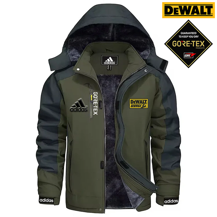 Adidas® Ciepłe, wodoodporne i wiatroszczelne kurtki zimowe męskie mark