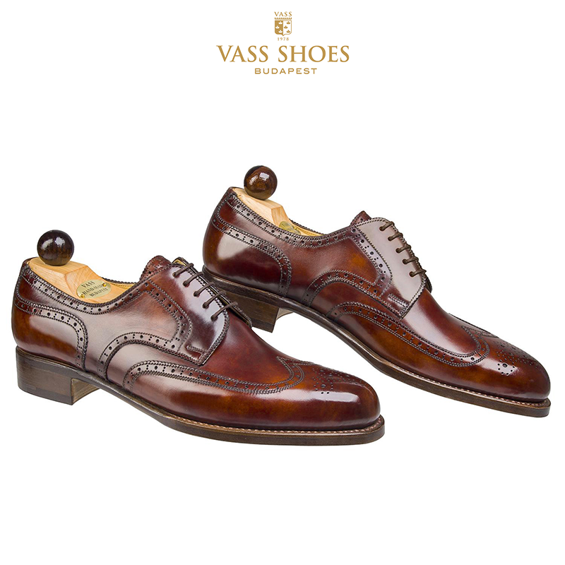 VASS® Budapest kézzel varrott borjúbőr cipő