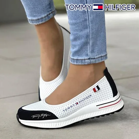 Tommy Hilfiger® női bőr balettcipők