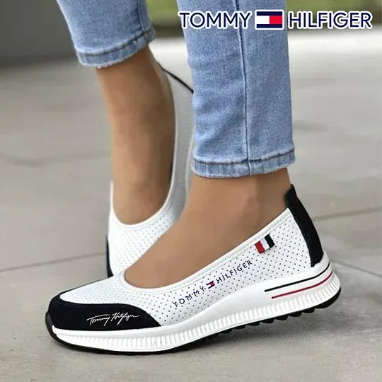 Tommy Hilfiger® női bőr balettcipők
