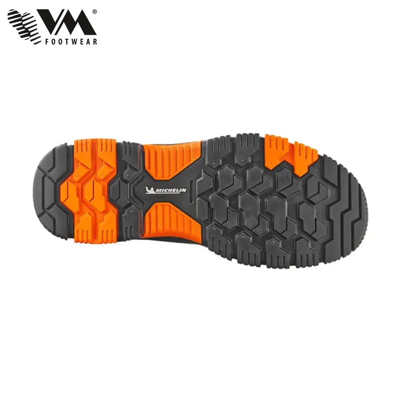 VM Footwear Vermont S7L munkavédelmi bakancs, fekete és narancssárga