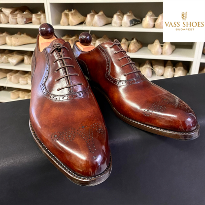 VASS X PEKANTO  Kézzel készített férfi borjúbőr cipő