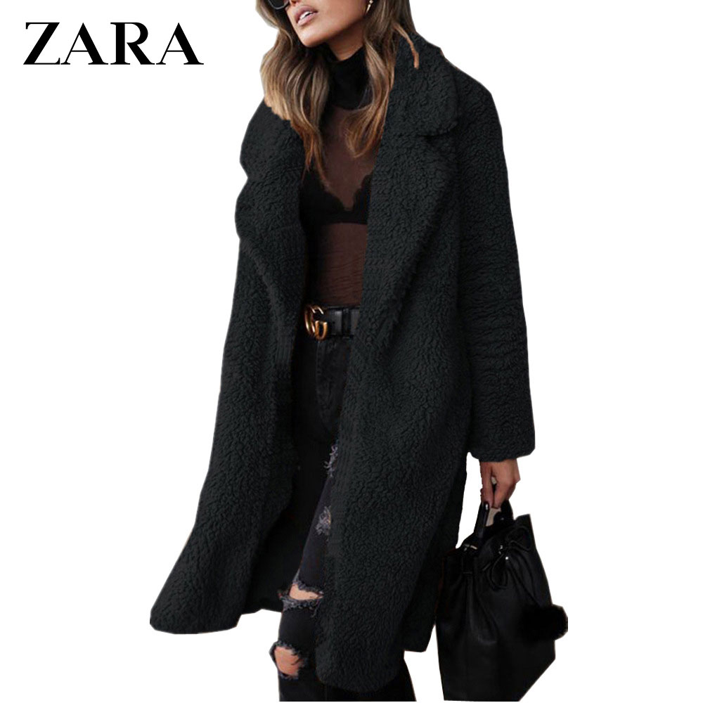 ZARA®🐑 női bárány gyapjú kabát #Y33