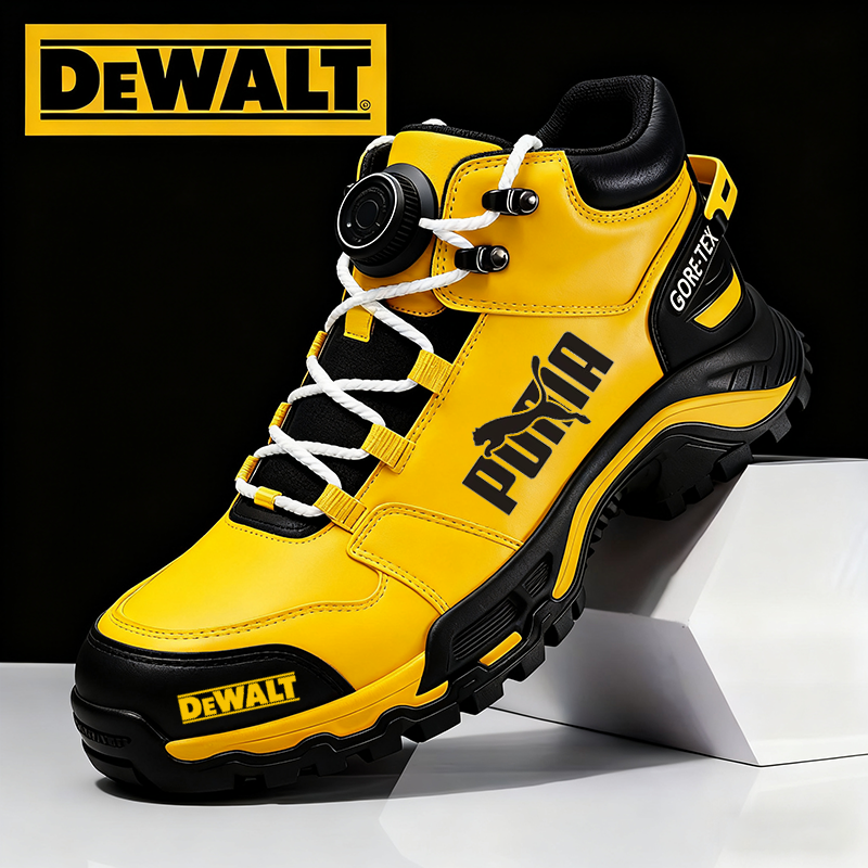 A PUMA® és DEWALT vízálló és lélegző férfi munka- és túrabakancsai ideálisak munkára és szabadtéri tevékenységekre.