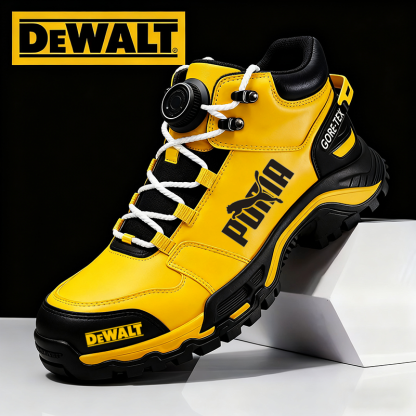 A PUMA® és DEWALT vízálló és lélegző férfi munka- és túrabakancsai ideálisak munkára és szabadtéri tevékenységekre.