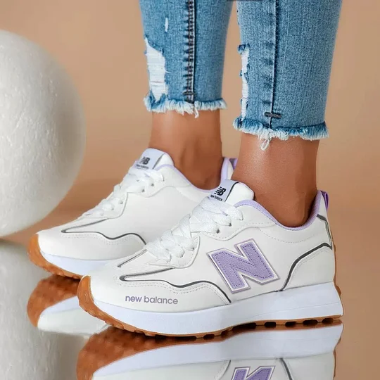 New Balance® Új, stílusos női ortopéd cipő vastag, csúszásgátló talppal.