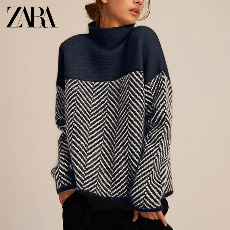 ZARA® Új Eredeti Női Kasmír Garbónyakú Pulóver