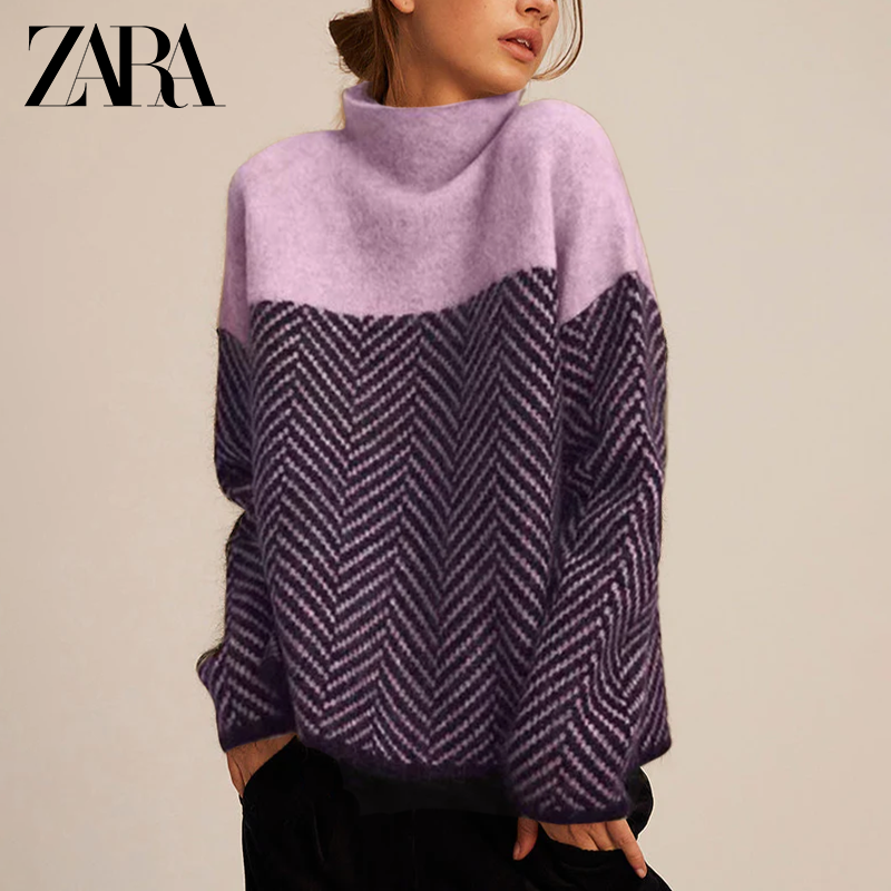 ZARA® Új Eredeti Női Kasmír Garbónyakú Pulóver