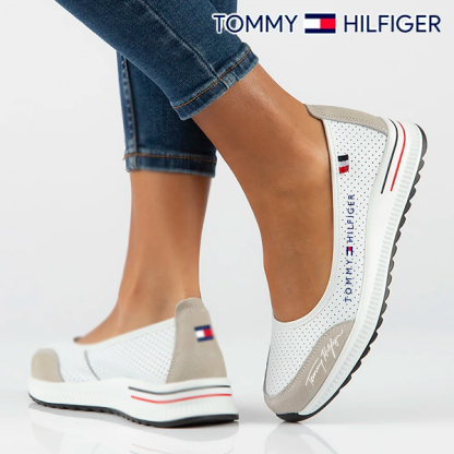 Tommy Hilfiger® női bőr balettcipők