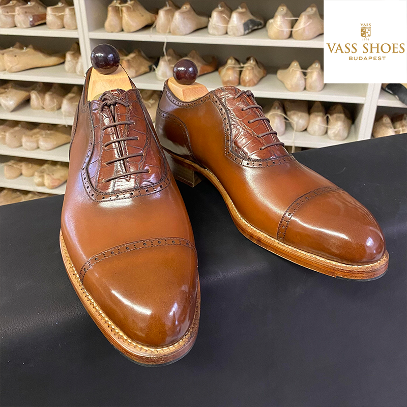 VASS® X PEKANTO Kézzel készített férfi borjúbőr cipő