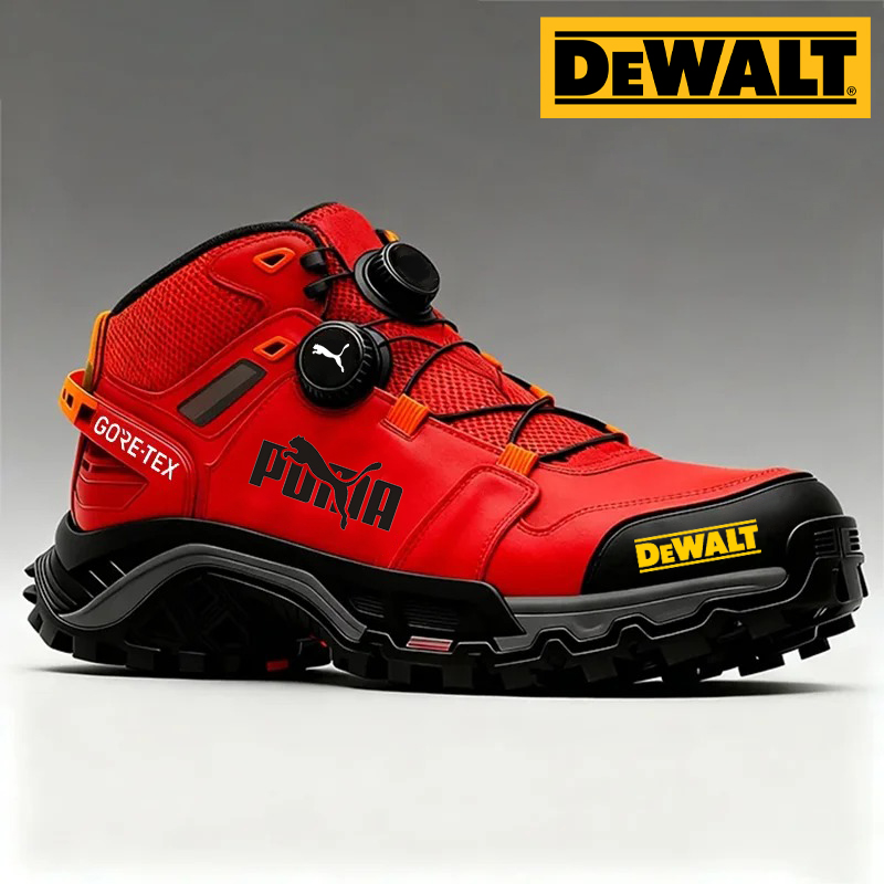 A PUMA® és DEWALT férfi munkacipők vízállóak és átszúrásállóak.