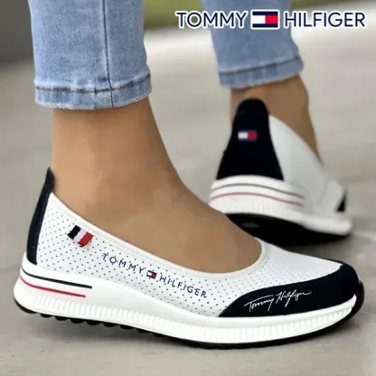 Tommy Hilfiger® női bőr balettcipők