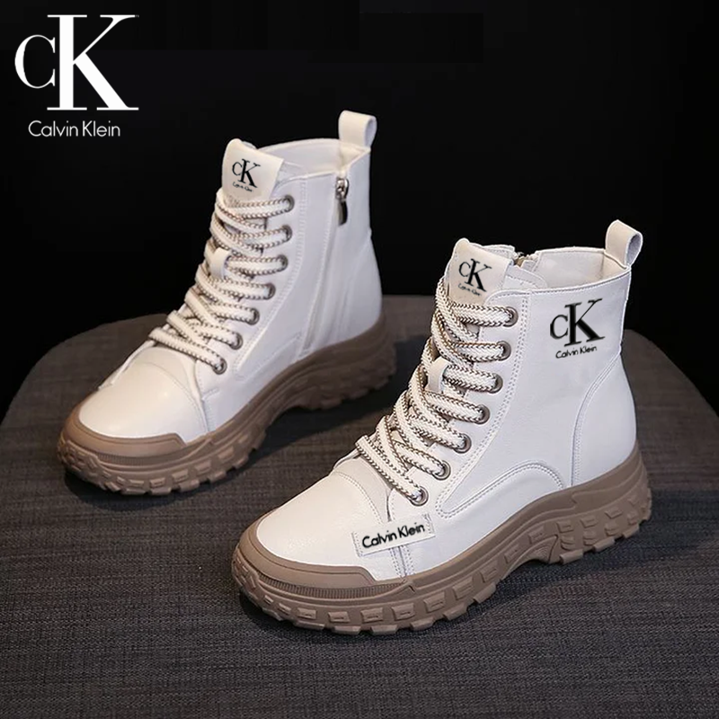 Női bélelt téli csizma Calvin Klein® 2025 kényelmes, csúszásmentes mindennapi cipő