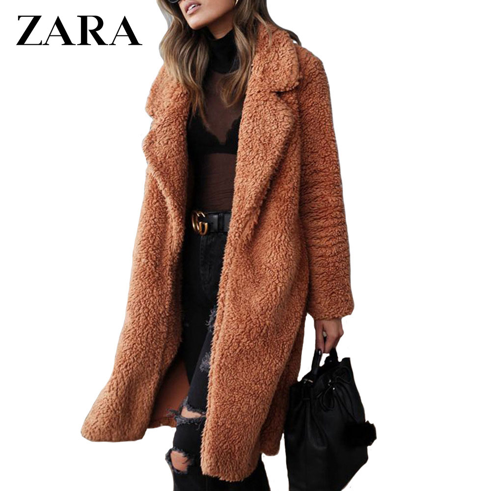 ZARA®🐑 női bárány gyapjú kabát