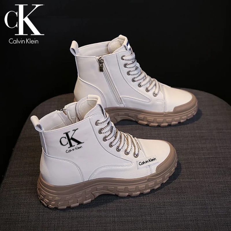 Női bélelt téli csizma Calvin Klein® 2025 kényelmes, csúszásmentes mindennapi cipő