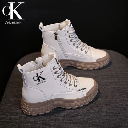 Női bélelt téli csizma Calvin Klein® 2025 kényelmes, csúszásmentes mindennapi cipő