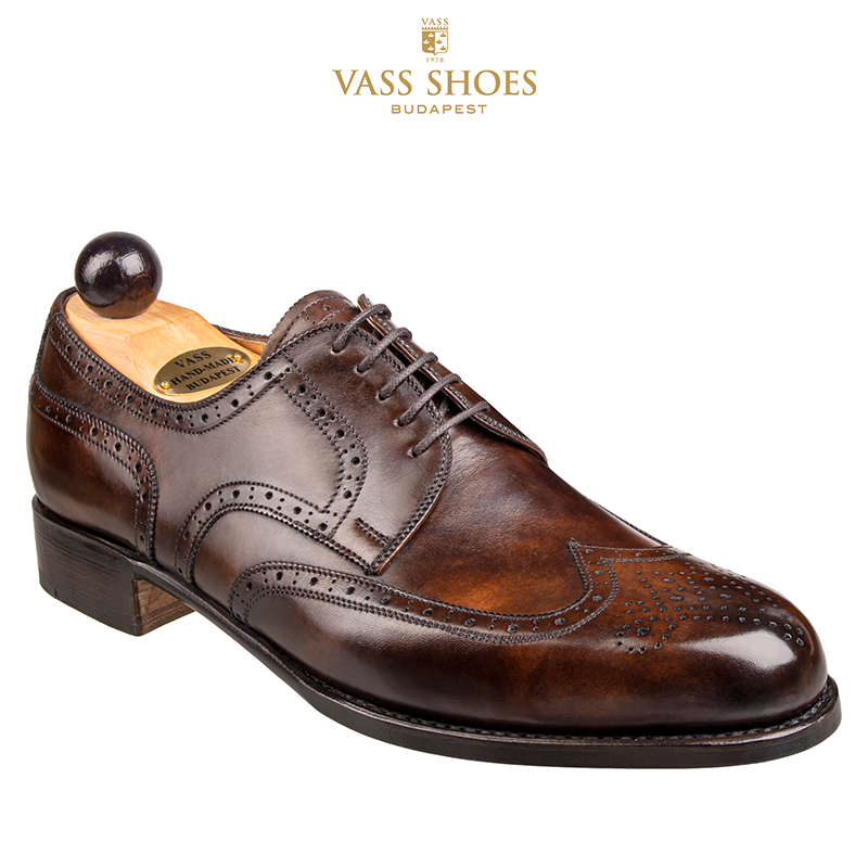 VASS® Budapest kézzel varrott borjúbőr cipő