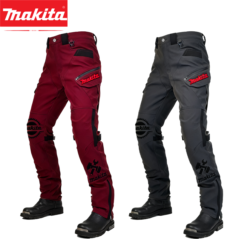 MAKITA® Új Vízálló és Szélálló Férfi Munkanadrág (Két Darabos Csomag)