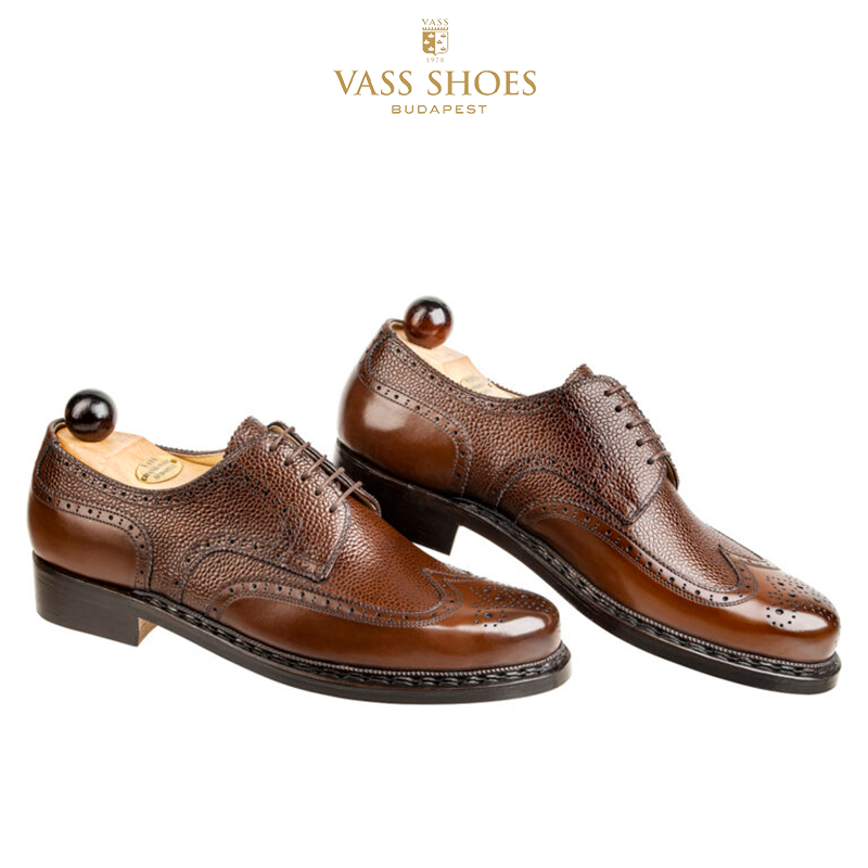 VASS® Budapest * BP kézzel varrott borjúbőr cipő