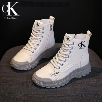 Női bélelt téli csizma Calvin Klein® 2025 kényelmes, csúszásmentes mindennapi cipő