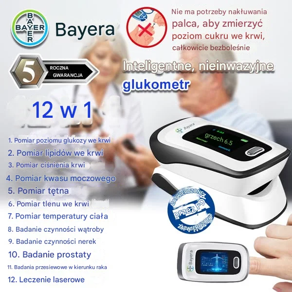 【12 az 1-ben】A Bayer legújabb non-invazív intelligens vércukormérője