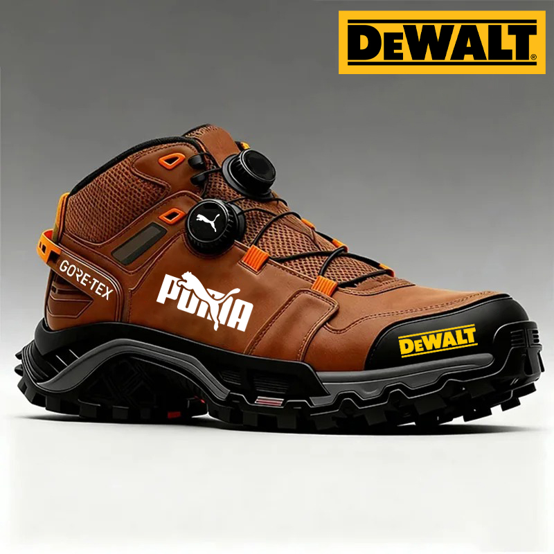 A PUMA® és DEWALT férfi munkacipők vízállóak és átszúrásállóak.