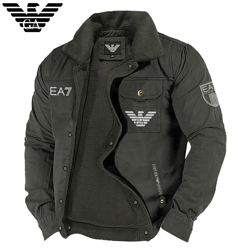 Armani®Férfi hőszigetelt polár téli kabát