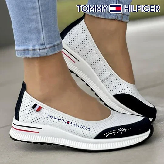 Tommy Hilfiger® női bőr balettcipők