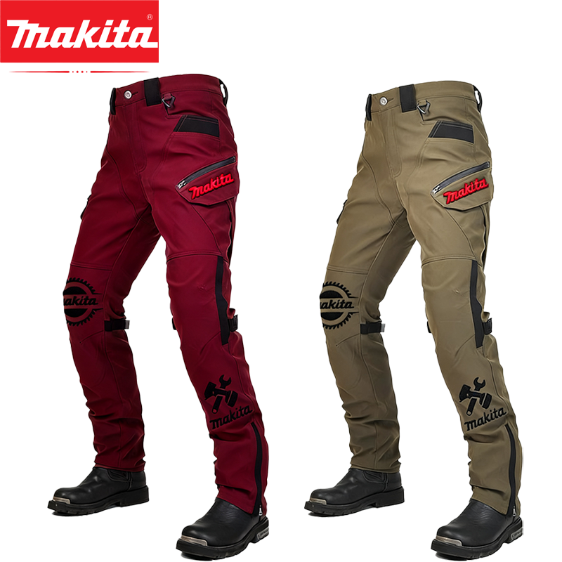 MAKITA® Új Vízálló és Szélálló Férfi Munkanadrág (Két Darabos Csomag)