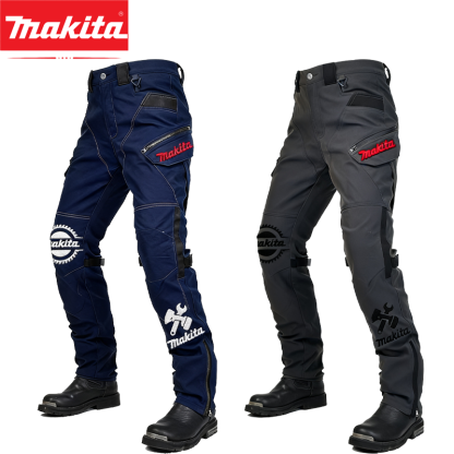 MAKITA® Új Vízálló és Szélálló Férfi Munkanadrág (Két Darabos Csomag)