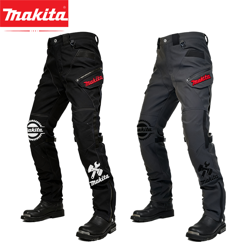 MAKITA® Új Vízálló és Szélálló Férfi Munkanadrág (Két Darabos Csomag)