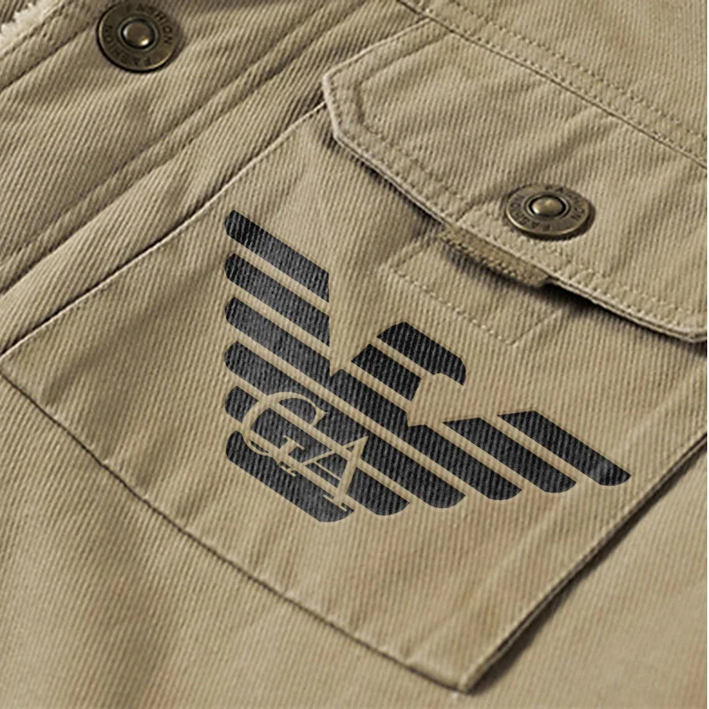 Armani®Férfi hőszigetelt polár téli kabát