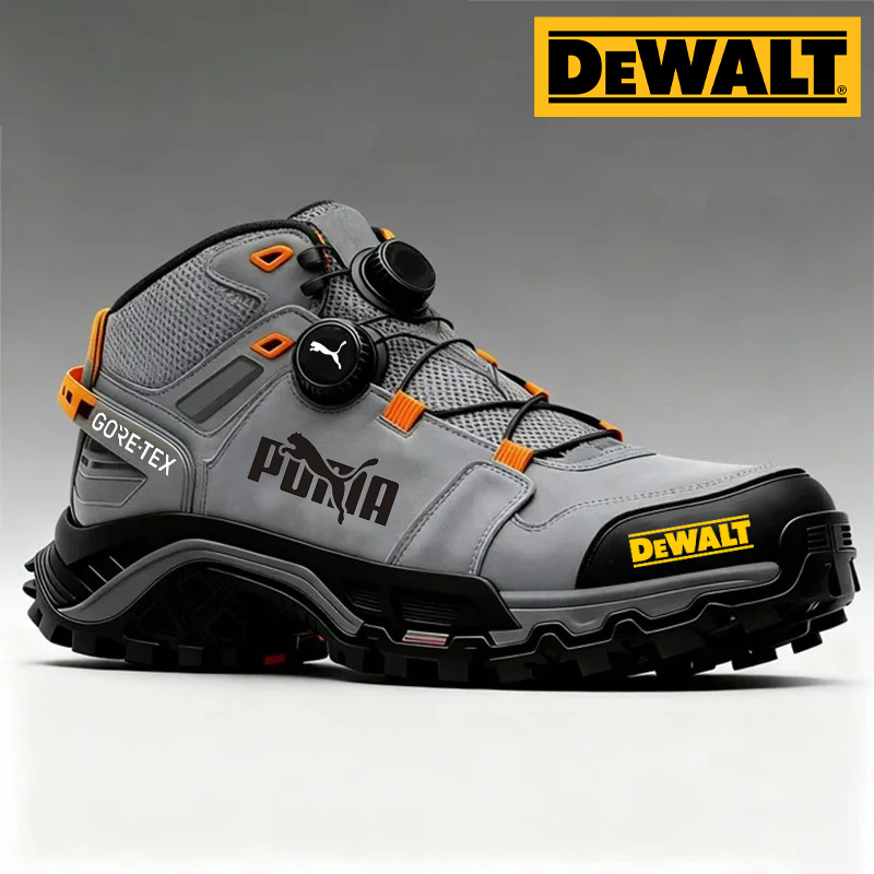 A PUMA® és DEWALT férfi munkacipők vízállóak és átszúrásállóak.
