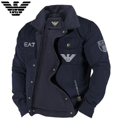 Armani®Férfi hőszigetelt polár téli kabát