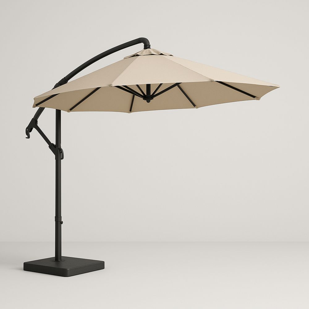 Kallistettava aurinkovarjo Ø300 cm Alumiinirunko-Pureauroravital