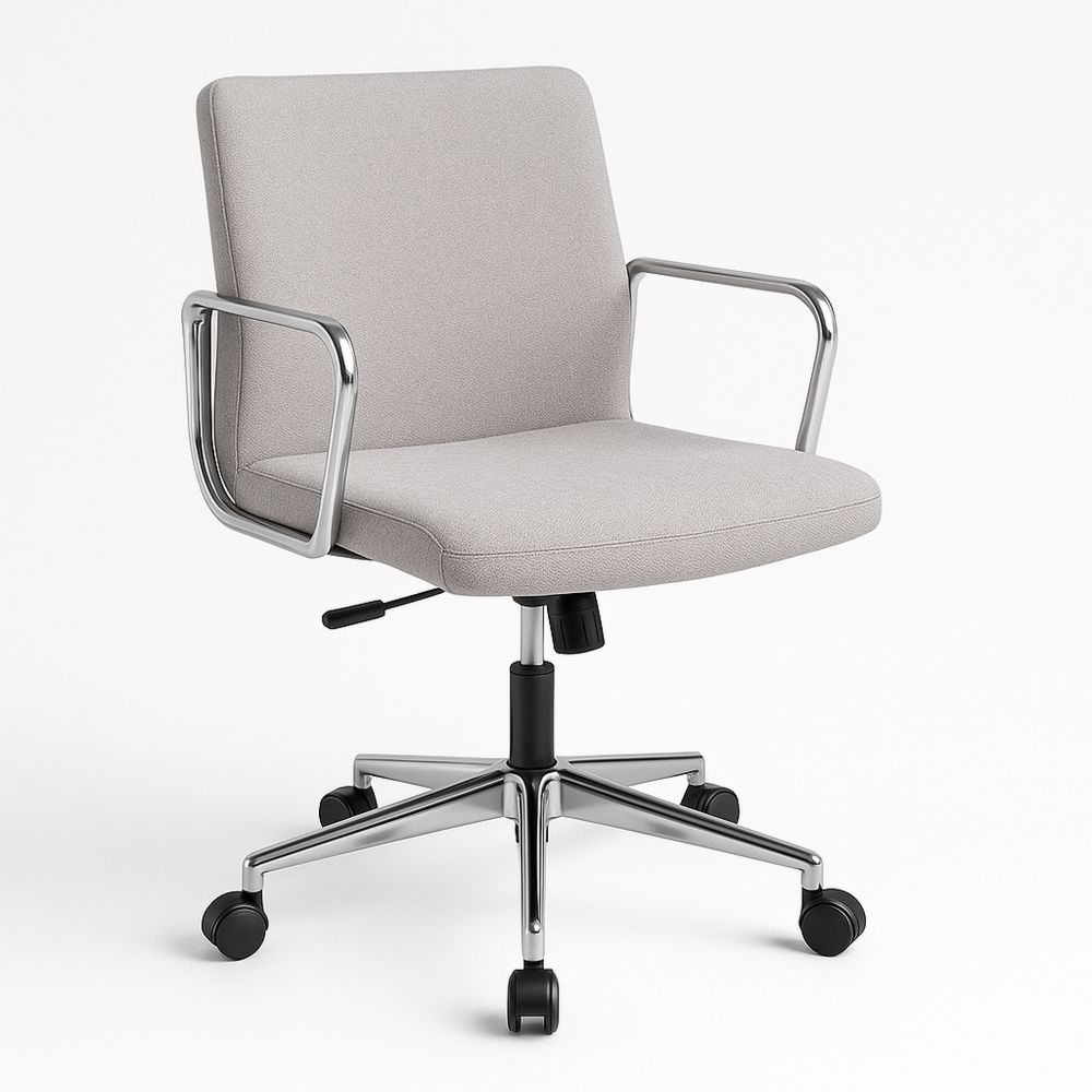 Harmaa kangas työtuoli teräs-Pureauroravital