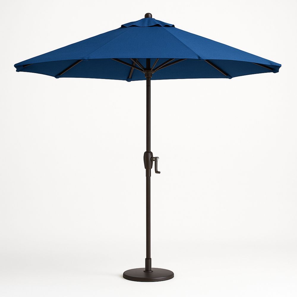 Sininen polyesteri aurinkovarjo teräksinen runko halkaisija 250 cm-Pureauroravital