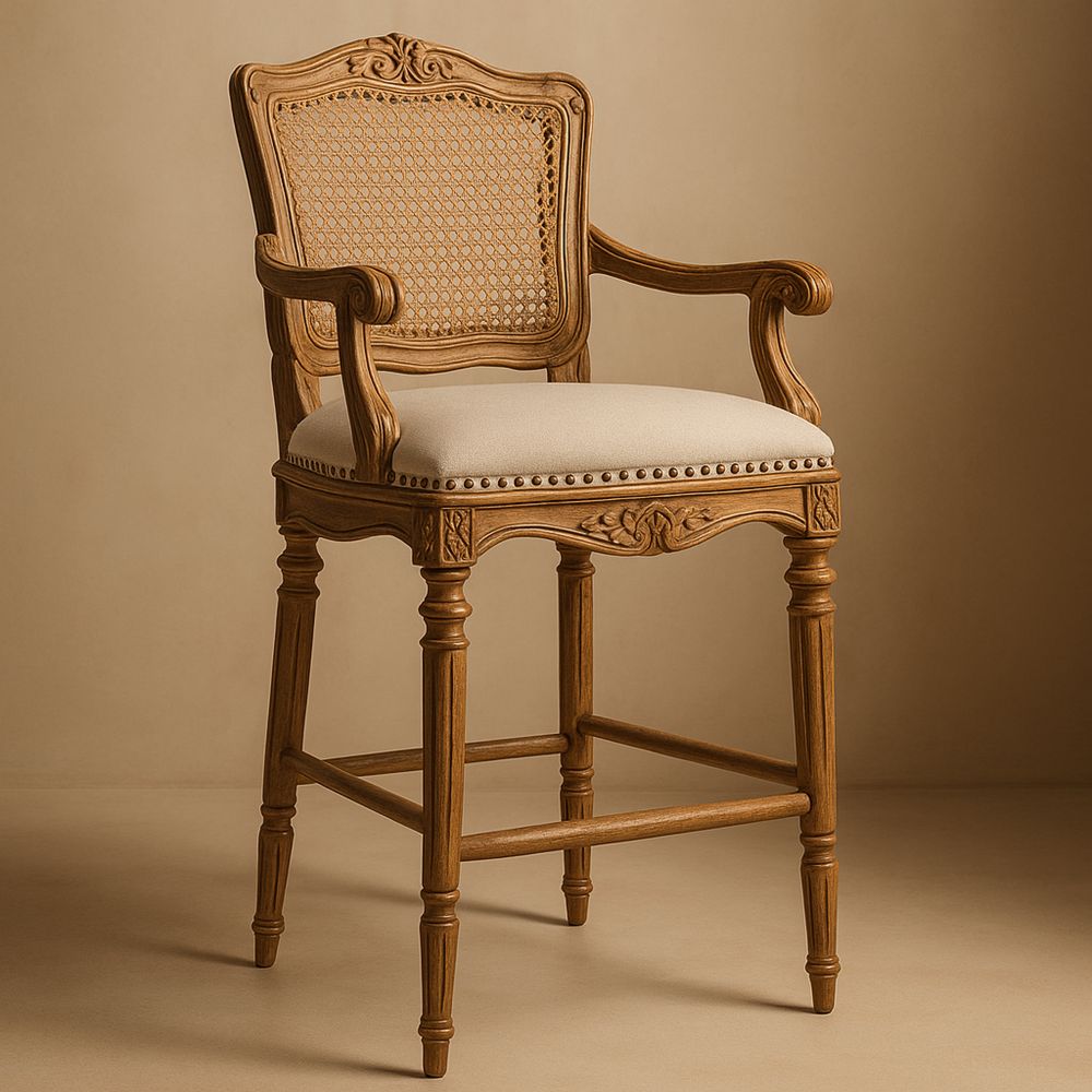 Puiset Baarituoli 110 cm Korkea Pellavaverhoiltu Ruskea-Pureauroravital