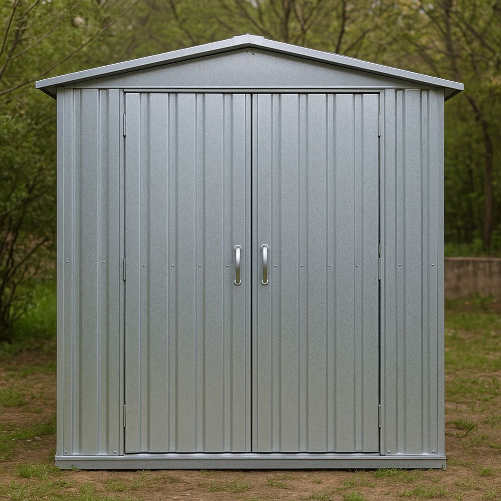 Työkaluvaja ulkokäyttöön, galvanoitua metallia, 227x131x190 cm-Pureauroravital