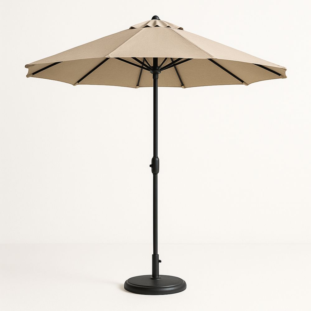 Alumiinirunkoinen puutarhavarjo polyesterikankaalla Ø300 cm-Pureauroravital