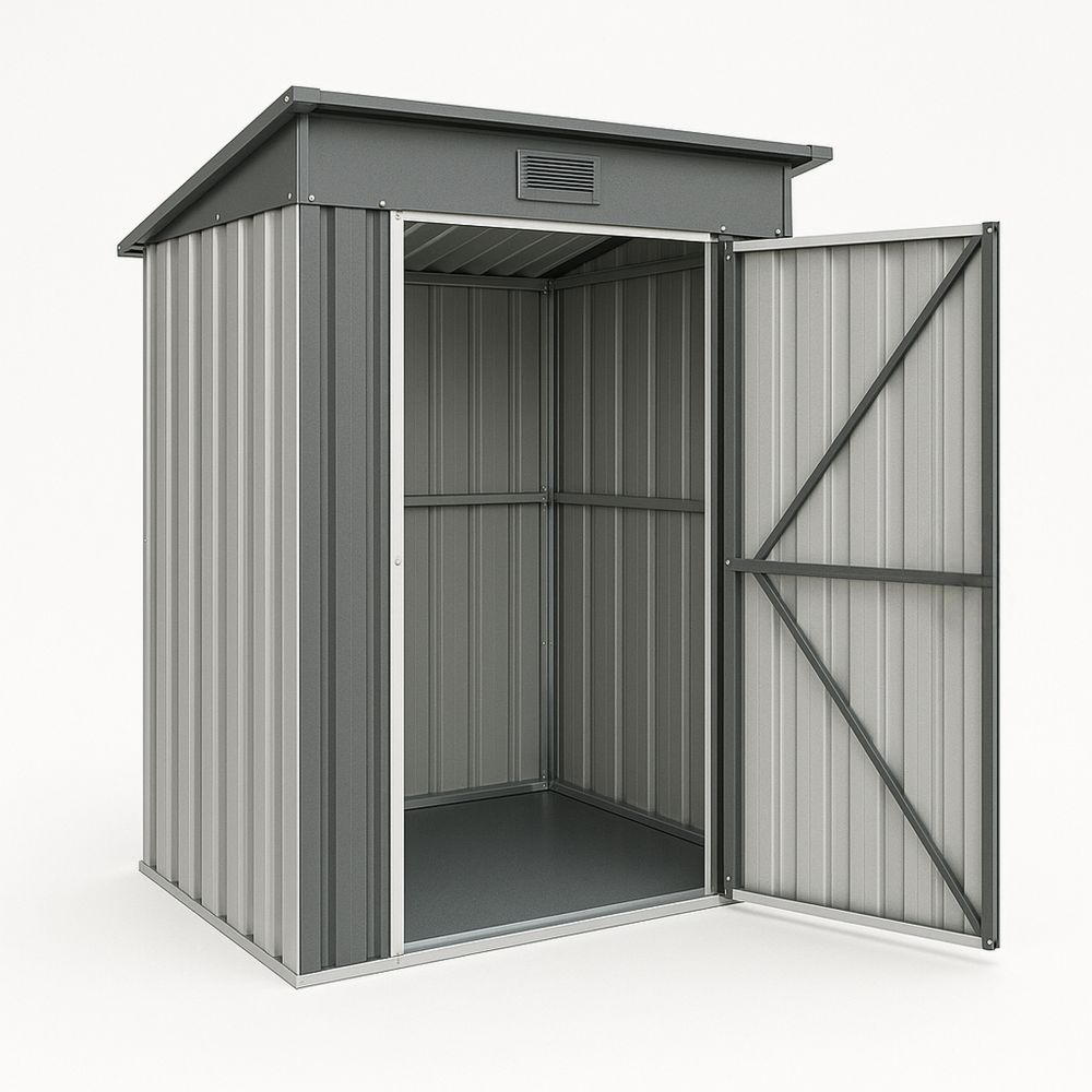 Työkaluvaja galvanoidusta teräksestä 182x107x192 cm, harmaa-Pureauroravital